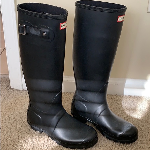 Tall Black Hunter Boots - Picture 3 of 6